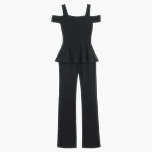 Chico's Off Shoulder Peplum Jumpsuit